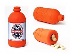 Dog Toy:  Soda Pup Beer Bottle Dispenser Toy