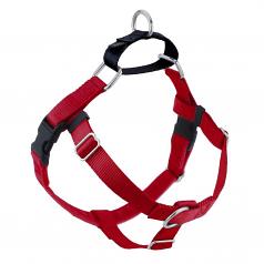 RED Freedom No-Pull Harness with Black Back Loop