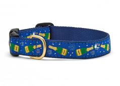 Dog Collars: 5/8" or 1" Wide Champagne Clip Collar or Leash