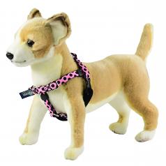 Tiny XX-Small Pink Polka Dot Freedom No-Pull Harness with Silver Back Loop (CLONE)