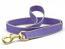 Purple with Grey Bamboo Leash- 5/8" or 1"