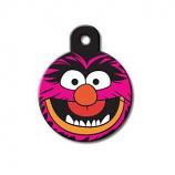 Engraved ID Tag:  Large Round Muppets Animal