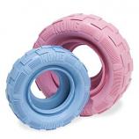 Dog Toy: Kong Puppy Tire Blue or Pink Size Medium or Large