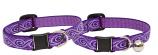 Lupine Cat Collar: Pattern Jellyroll with or without a bell