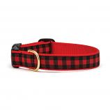 Dog Collars: 5/8" or 1" Wide Buffalo Check Clip Collar