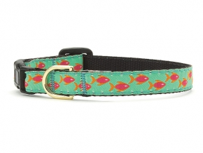 Up Country Cat Collar: Tropical Fish
