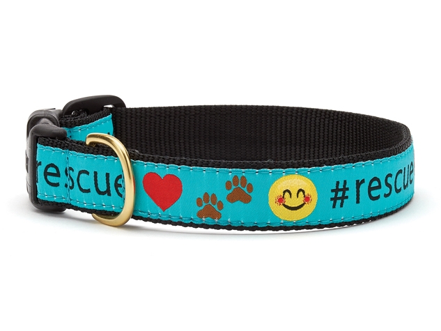 Dog Collars: 5/8" or 1" Wide Rescue Clip Collar