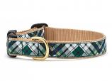 Dog Collars: 5/8" or 1" Wide Gordon Plaid