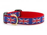 Dog Collars: 5/8" or 1" Wide Union Jack Clip Collar