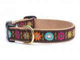Dog Collars: 5/8" or 1" or 1.5" Width- Bella Floral Clip Collar and/or Leash
